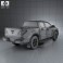 Mazda BT-50 Dual Cab 2012 3d model