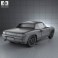 Porsche 914 1972 3d model