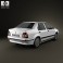 Renault 19 Sedan 1988 3d model