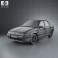 Renault 19 Sedan 1988 3d model