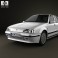Renault 19 Sedan 1988 3d model