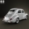 Renault 4CV sedan 1947-1961 3d model
