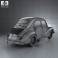 Renault 4CV sedan 1947-1961 3d model