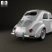 Renault 4CV sedan 1947-1961 3d model