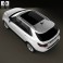 Saab 9-4X 2012 3d model