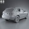 Saab 9-4X 2012 3d model