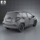 Subaru Trezia 2011 3d model