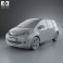 Subaru Trezia 2011 3d model