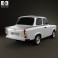 Trabant 601 Sedan 1963 3d model