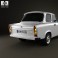 Trabant 601 Sedan 1963 3d model