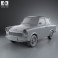 Trabant 601 Sedan 1963 3d model