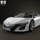 Acura NSX convertible 2012 3d model