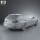 BMW 3 Series (F31) touring 2012 3d model