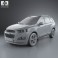 Chevrolet Captiva 2012 3d model