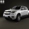 Chevrolet Colorado S-10 Crew Cab 2013 3d model
