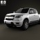 Chevrolet Colorado S-10 Extended Cab 2013 3d model