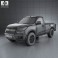 Chevrolet Colorado S-10 Regular Cab 2013 3d model