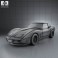 Chevrolet Corvette Stingray (C3) Coupe 1973 3d model