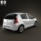 Dacia Sandero 2011 3d model