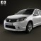 Dacia Sandero 2011 3d model