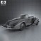Duesenberg SJ Boattail Speedster 1933 3d model