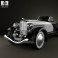 Duesenberg SJ Boattail Speedster 1933 3d model