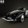 Duesenberg SJ Boattail Speedster 1933 3d model