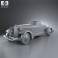 Duesenberg SJ Boattail Speedster 1933 3d model