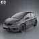 Honda Fit (Jazz) Sport 2012 3d model