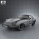 Jaguar E-type coupe 1961 3d model