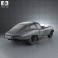 Jaguar E-type coupe 1961 3d model