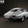 Jaguar E-type coupe 1961 3d model