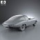 Jaguar E-type coupe 1961 3d model