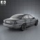 Jaguar X-Type saloon 2009 3d model