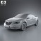 Lancia Flavia convertible 2012 3d model