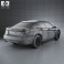 Lancia Flavia sedan 2012 3d model