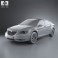 Lancia Flavia sedan 2012 3d model