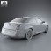 Lancia Thema sedan 2012 3d model