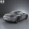 Porsche Boxster 981 2013 3d model
