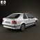 Renault 19 3-door hatchback 1988 3d model
