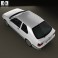 Renault 19 3-door hatchback 1988 3d model