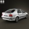 Renault 19 5-door hatchback 1988 3d model
