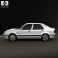 Renault 19 5-door hatchback 1988 3d model
