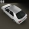 Renault 19 5-door hatchback 1988 3d model