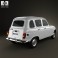 Renault 4 (R4) hatchback 1974 3d model