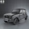 Renault 4 (R4) hatchback 1974 3d model