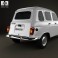 Renault 4 (R4) hatchback 1974 3d model