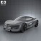 Renault DeZir 2010 3d model