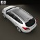 Renault Megane Estate 2011 3d model