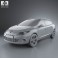 Renault Megane Estate 2011 3d model